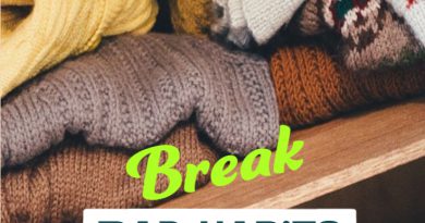 Break Bad Habits For Decluttering Clothes