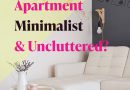 How To Decorate Your Small Minimalist Apartment and Keep It Uncluttered